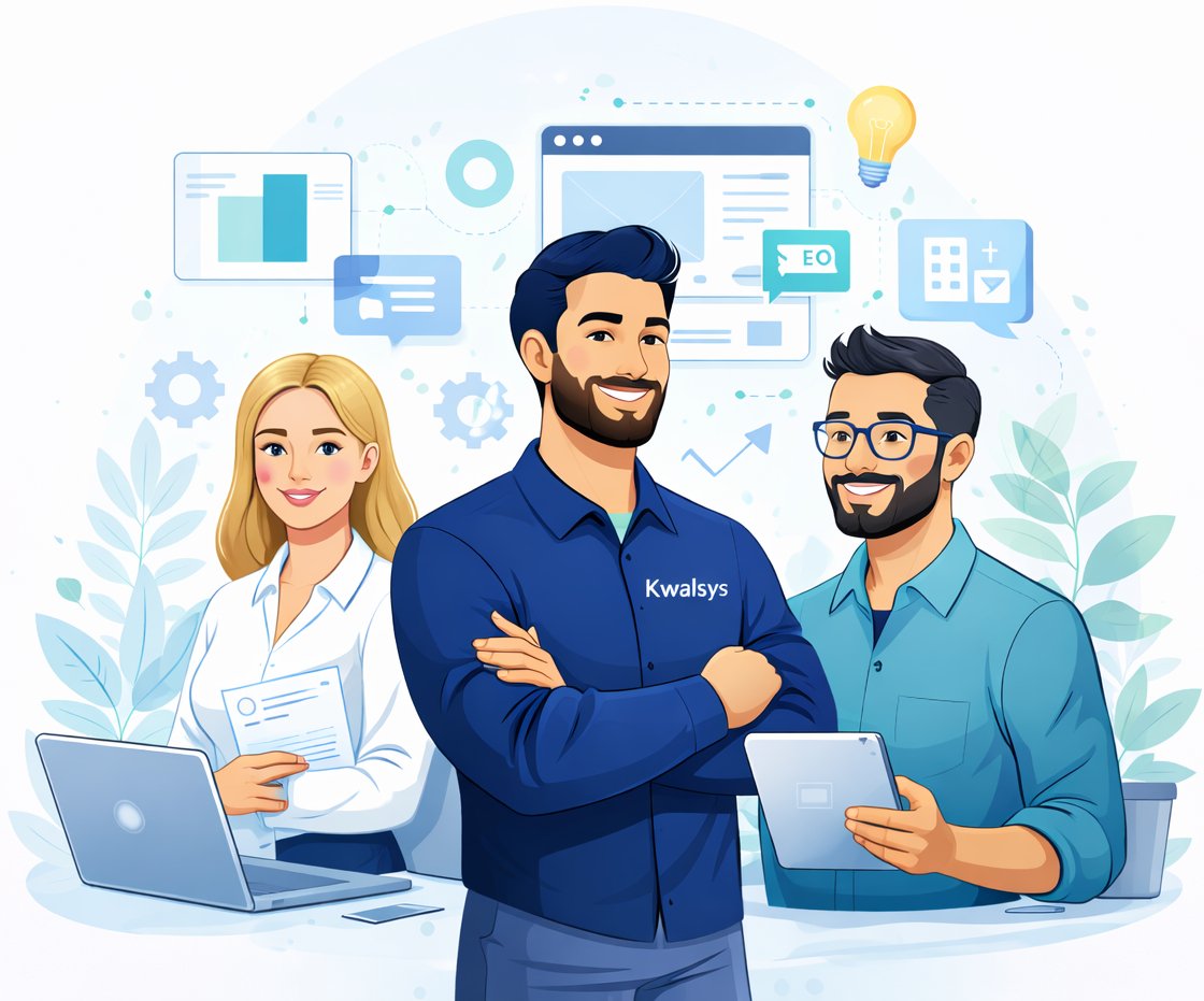 Kwalsys team building high-performance websites