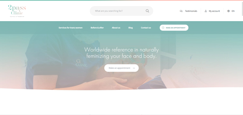 2pass Clinic website developed by Kwalsys
