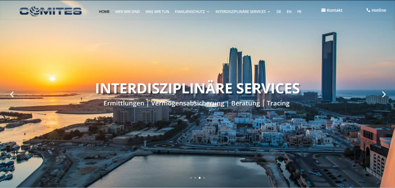 Comites Consulting business website developed by Kwalsys