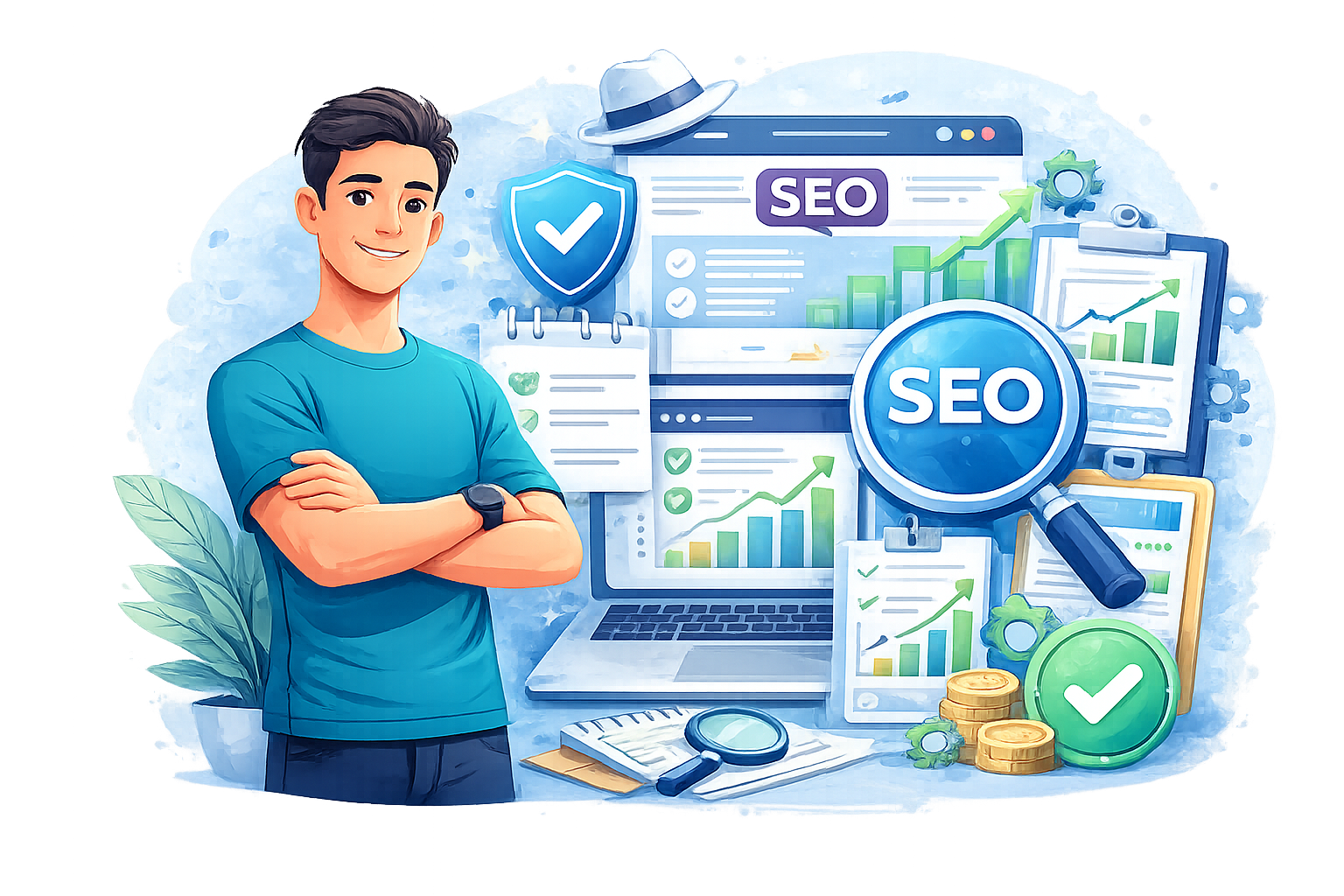 Experienced SEO experts improving website rankings and traffic
